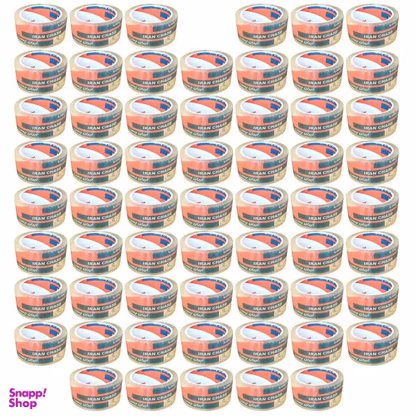 چسب پهن ایران چسب مدل 33M عرض 5 سانتی متر بسته 60 عددی