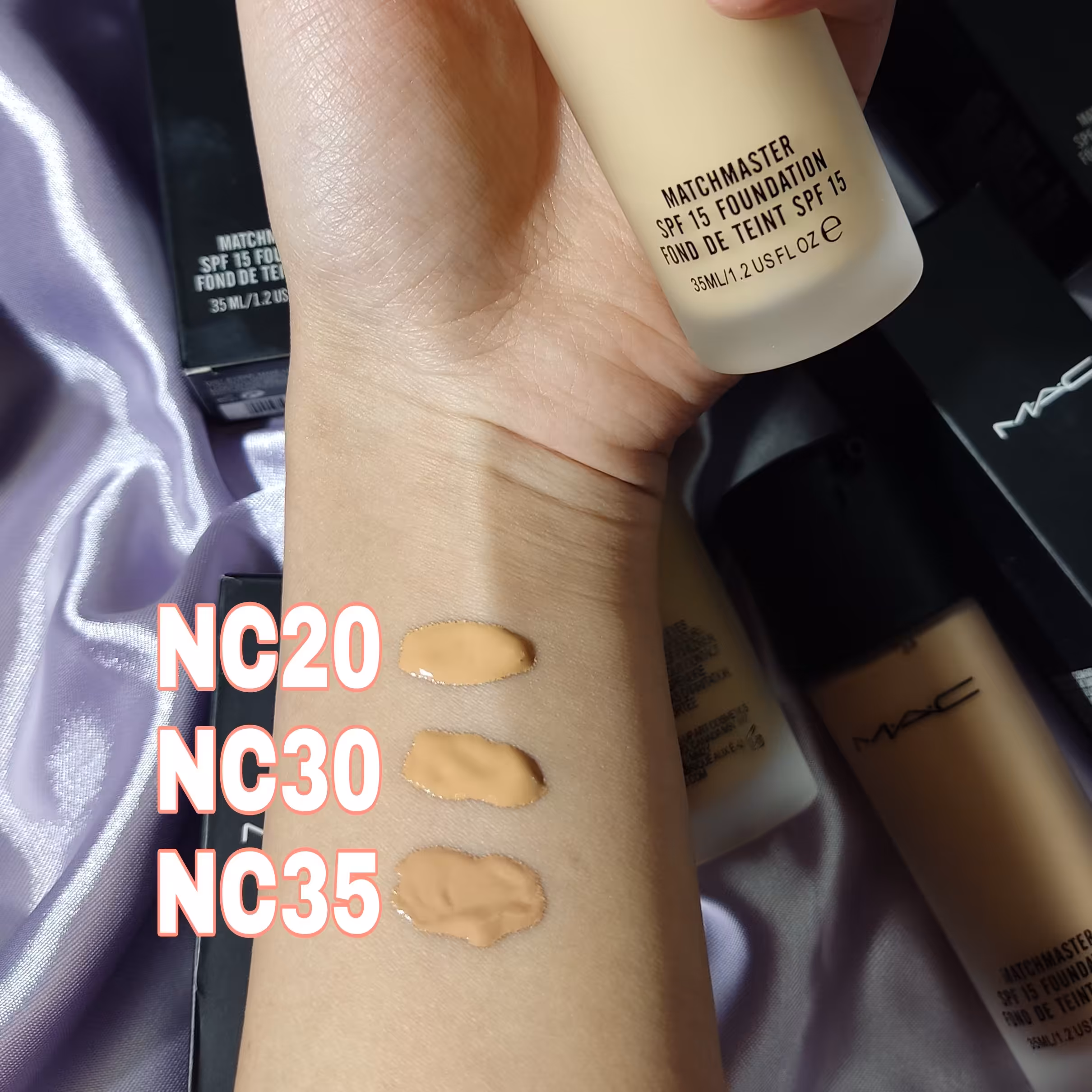 کرم پودر پرفروش جدید مچمستر مک ، در سه شماره مختلف برای انواع پوست