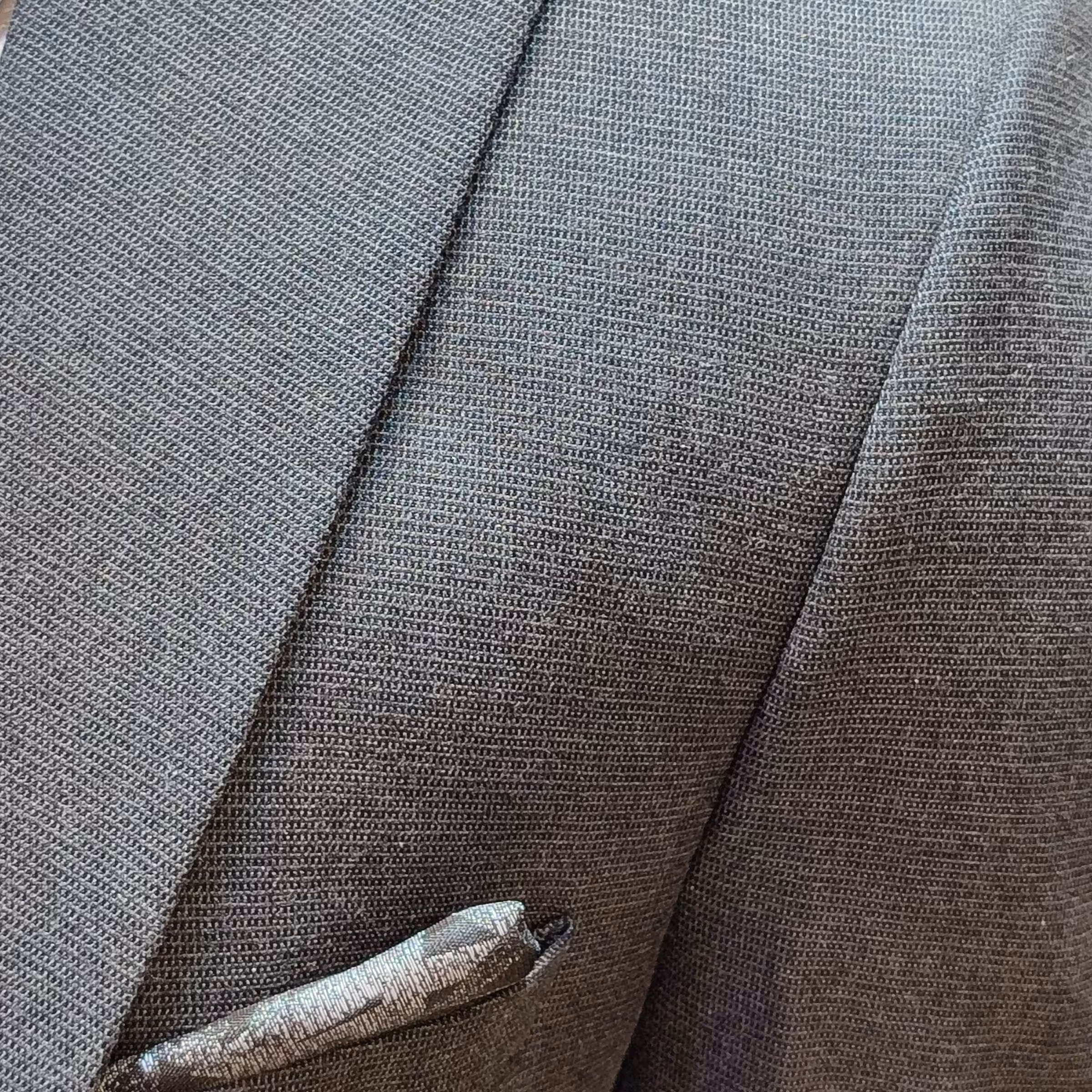 کت و شلوار  رنگ طوسی برفی نخی با ارسال رایگان 