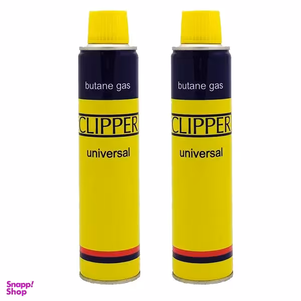 کپسول گاز فندک کلیپر مدل 2ND حجم 300 میلی لیتر بسته دو عددی