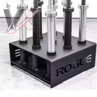 رک هالتر مربعی 8 خانه روگ Rogue square barbell rack کد1304211