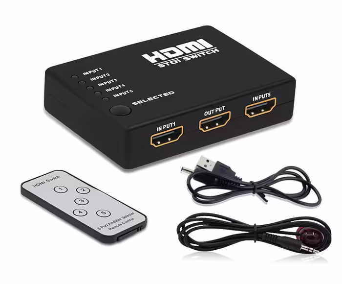 سوئیچ 5 پورت hdmi وی نت مدل V-SWHD1405