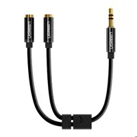 قیمت و خرید تبدیل 1 به 2 جک 3.5 میلی‌متری دو فیش مادگی یوگرین مدل AV134 | یاس ارتباط
