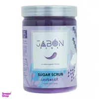 اسکراب شکری لایه بردار ژبن پلاس (Jabon plus) مدل Lavender وزن 90 گرم
