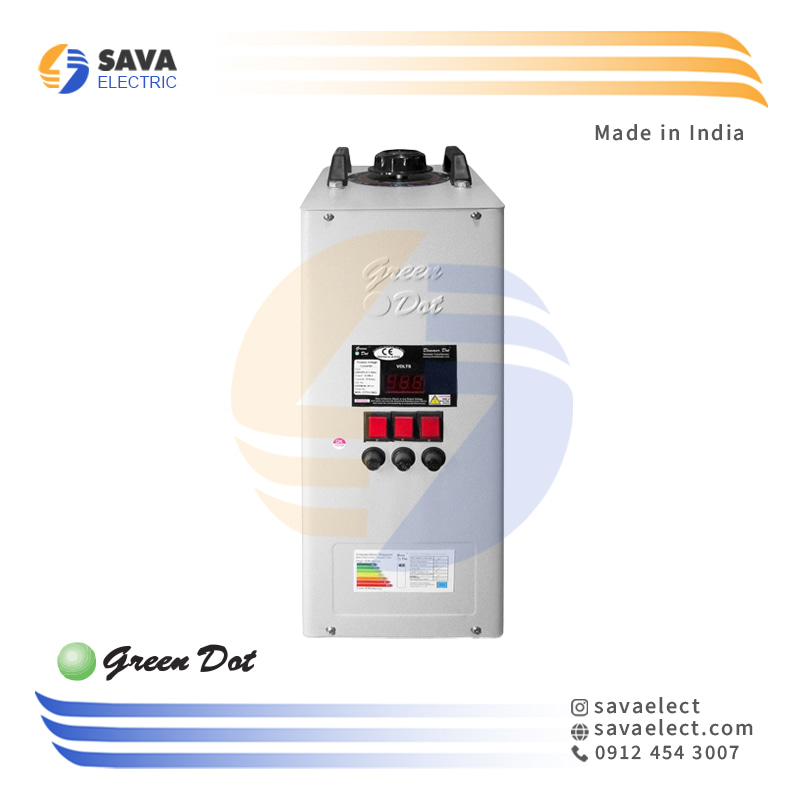 خرید واریابل سه فاز GDDM-8A-3P-V 6KVA گرین دات هند | ساوا الکتریک