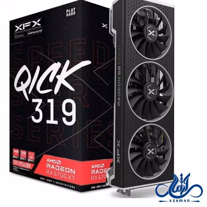 کارت گرافیک ایکس اف ایکس 6700XT Qick 12G