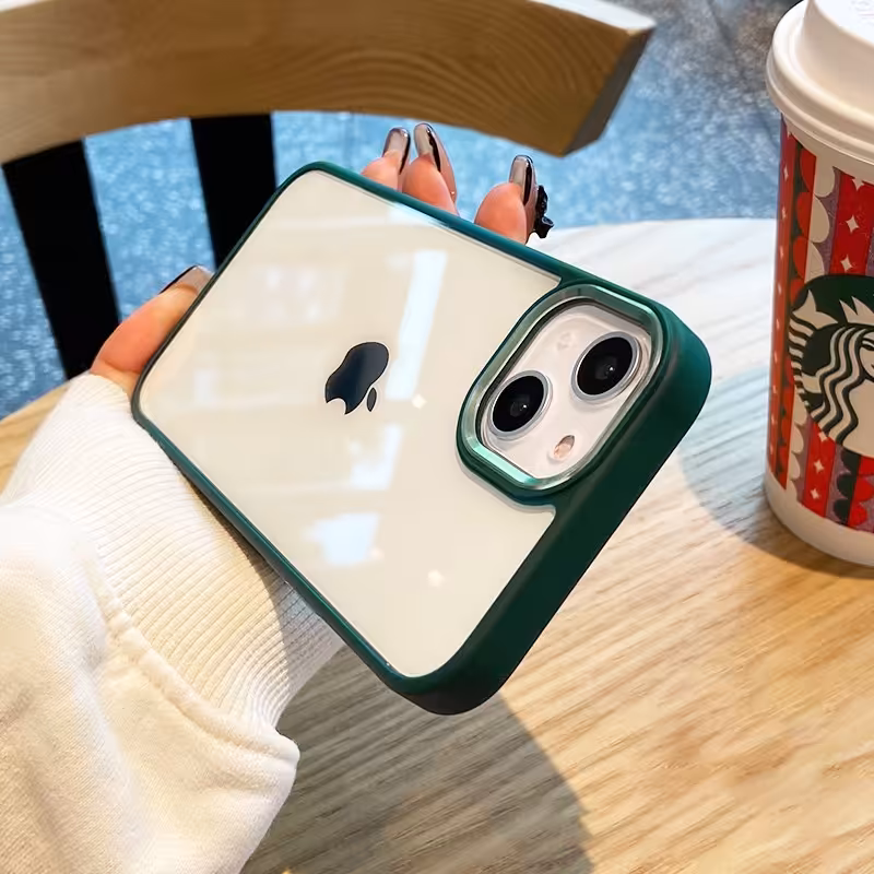 کاور  مدل new skin مناسب برای گوشی آیفون 13 رنگ سبز