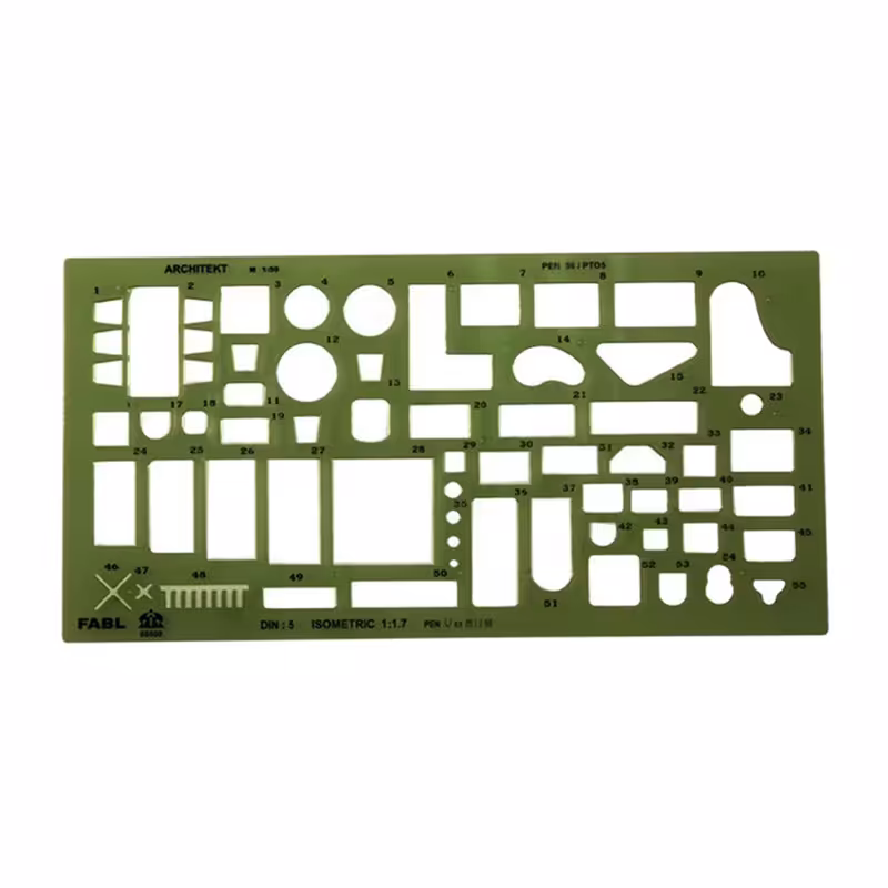 شابلون مبلمان فابل - مقیاس 1:50