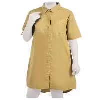 پیراهن زنانه خردلی آر ان اس RNS کد 11082337