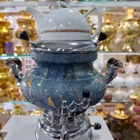 سماور سه کاره آبکاری pvd
جنس بدنه ترکیب استیل و برنج
دارای گارانتی
ظرفیت کتری 6 لیتر
 
ترمه کوبل دار 

.ارسال رایگان 