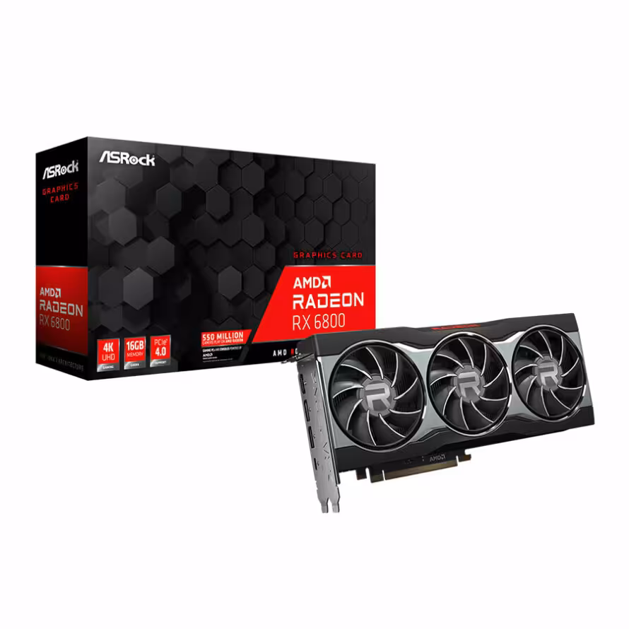 کارت گرافیک ازراک Radeon RX 6800 16G