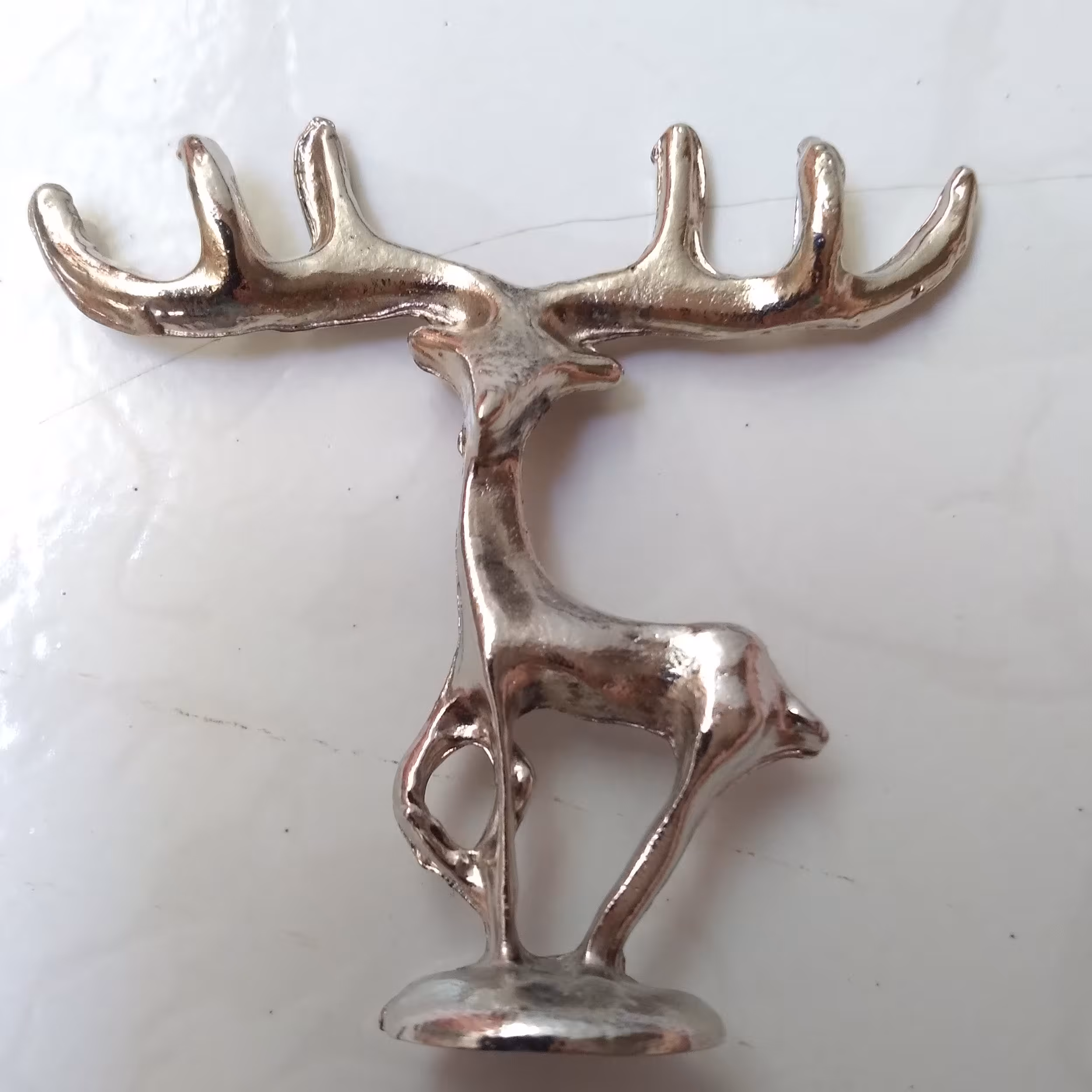 گوزن ایستاده آبکاری نیکل نقره ای  الیاژ زاماک