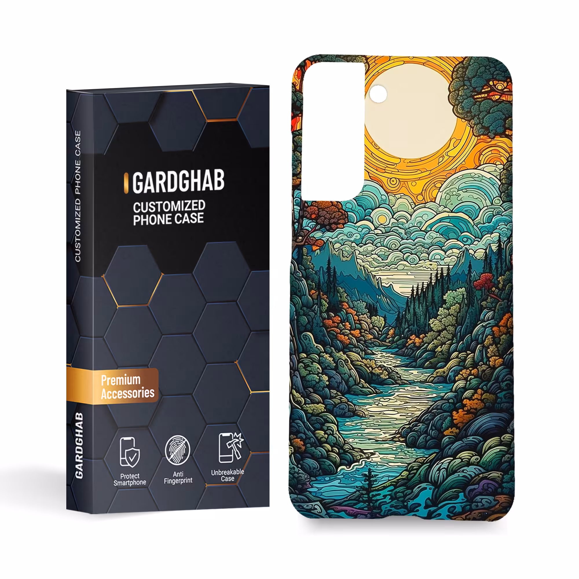 گارد قاب کاور طبیعت  مدل g9141 مناسب برای گوشی موبایل سامسونگ s21 fe 