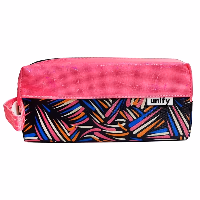 خرید جامدادی تک زیپ پارچه ای یونی فای مدل کلاسیک کد 9903