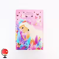 دفترچه یادداشت کش دار کینگ طرح پروانه