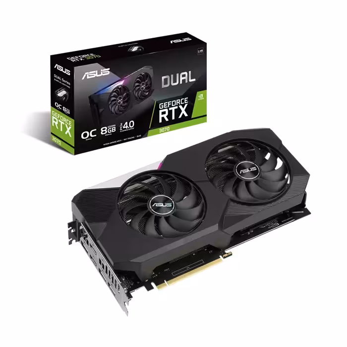 کارت گرافیک ایسوس DUAL GeForce RTX 3070 V2 OC Edition 8GB
