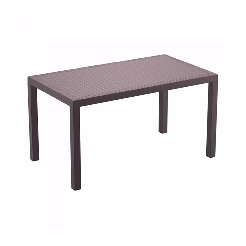 میز باغی حصیری مدل Boston 150 Rattan نظری