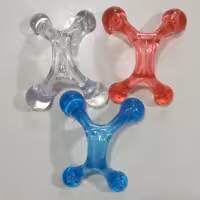 ماساژور دستی چهار سر(پلاستیک شفاف مقاوم یا پلاستیک شیشه ای)