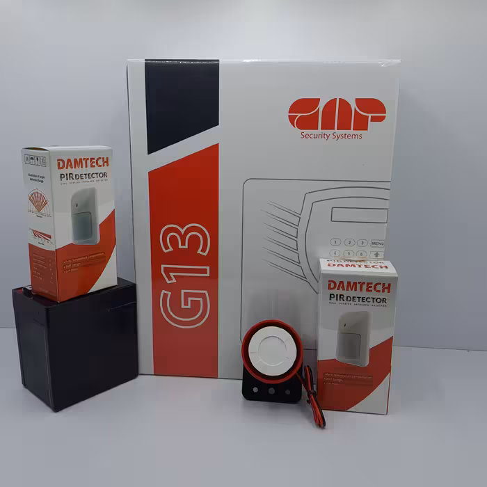 پک دزدگیر سیم کارتی گپ G13 با دو عددچشمی سیمی (پک اقتصادی)کد 2012