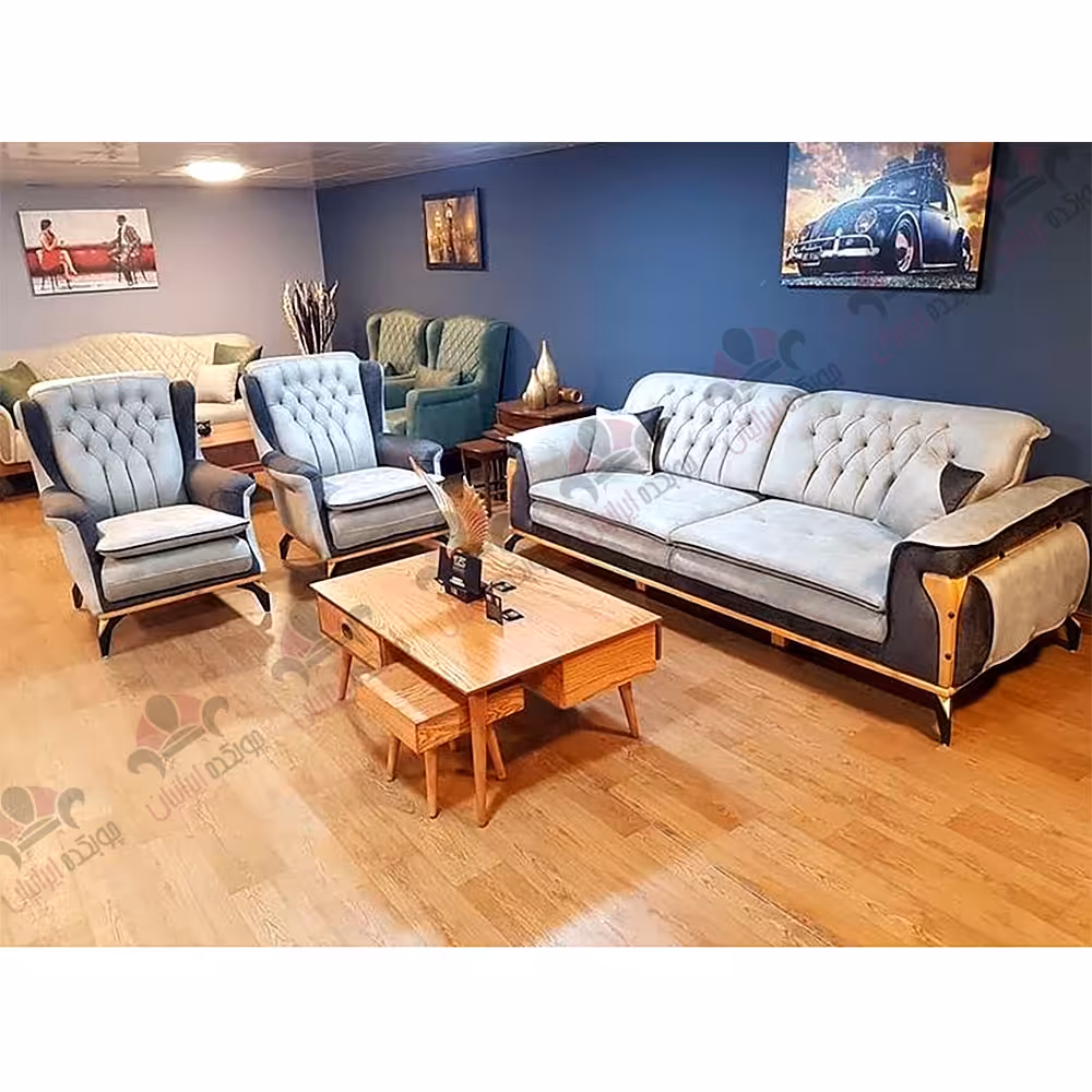 مبل 8 نفره چستر مکانیزم دار مدل مارسی