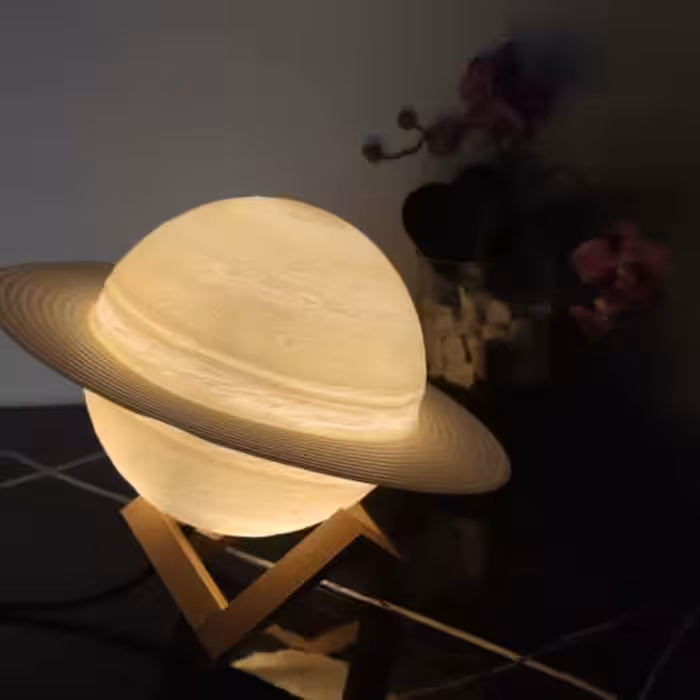 آباژور طرح سیاره زحل.قطر10سانت. نور آفتابی یا مهتابی -