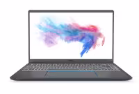 لپ تاپ ام اس آی 14 اینچی مدل Prestige 14 پردازنده Core i5 10210U رم 8GB حافظه 512GB SSD گرافیک 2GB MX350