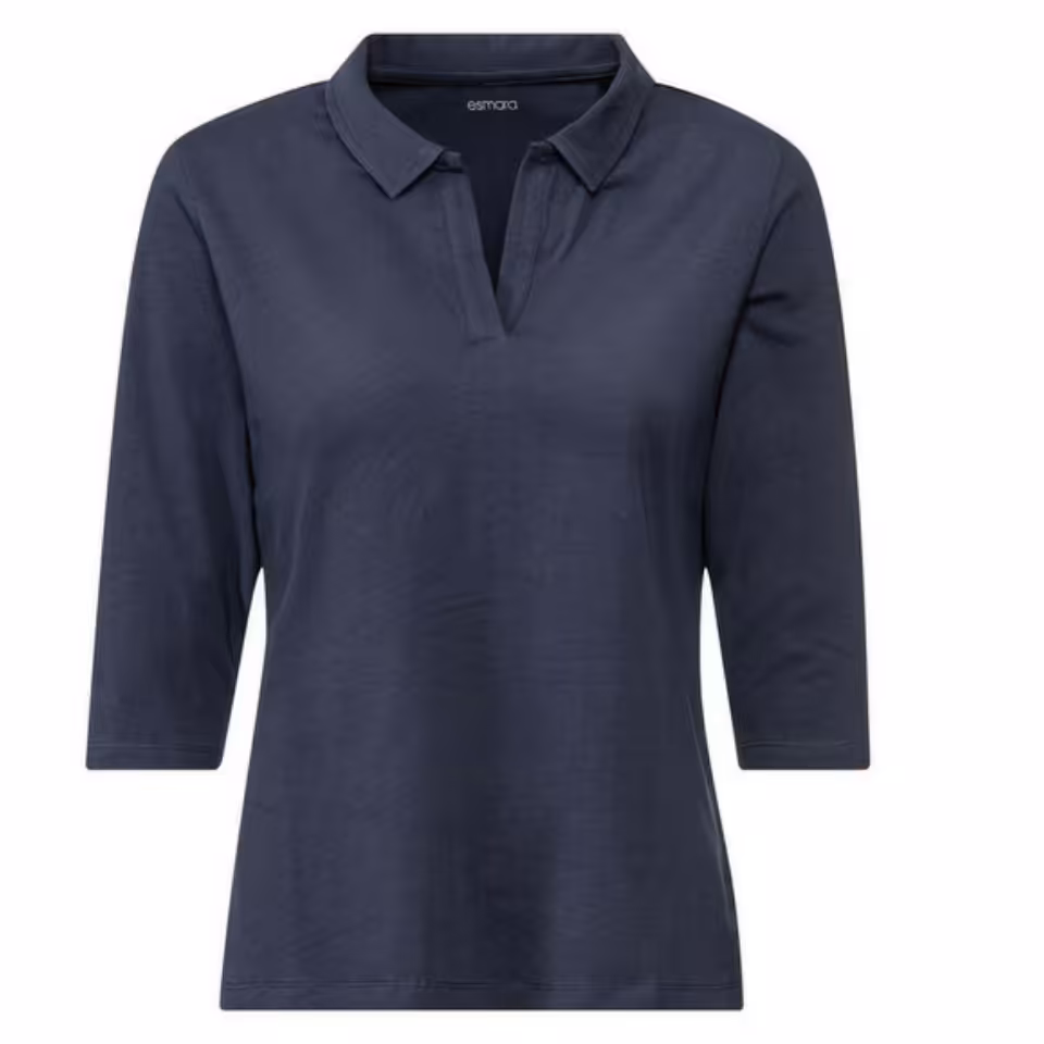 پولوشرت زنانه نخی اسمارا سورمه ای لارجL(42-44) 