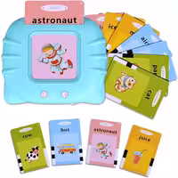 فلش کارت گویا آموزش انگلیسی رنگ آبی مدل P/47517/AB