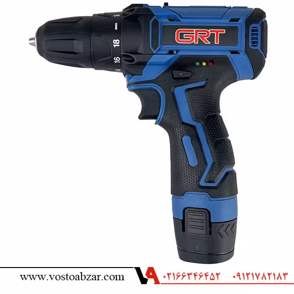 دریل شارژی تک باطری 12 ولت مدل GRT 2010
