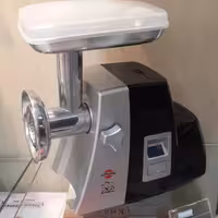 چرخ گوشت پارس خزر مدل بوفالو رنگ نقره ای