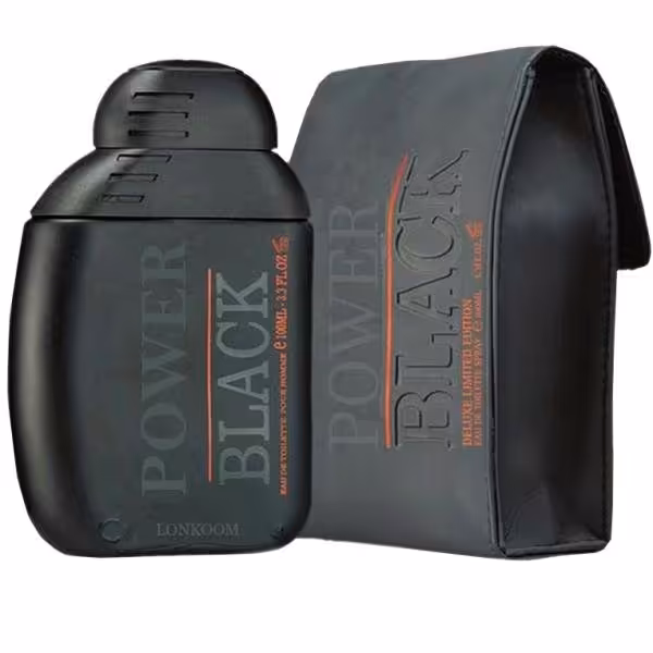 ادکلن پاور بلک power black _ ادو تویلت مردانه 100 میلی لیتر
