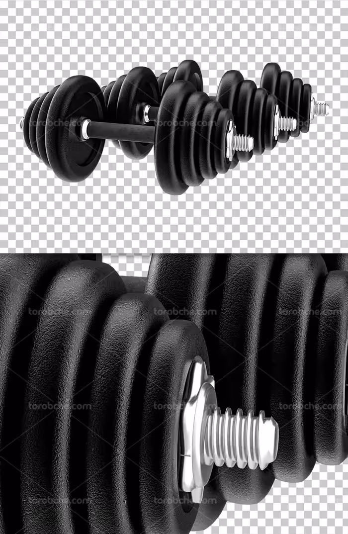 عکس دمبل بدنسازی دوربری | گرافیک با طعم تربچه