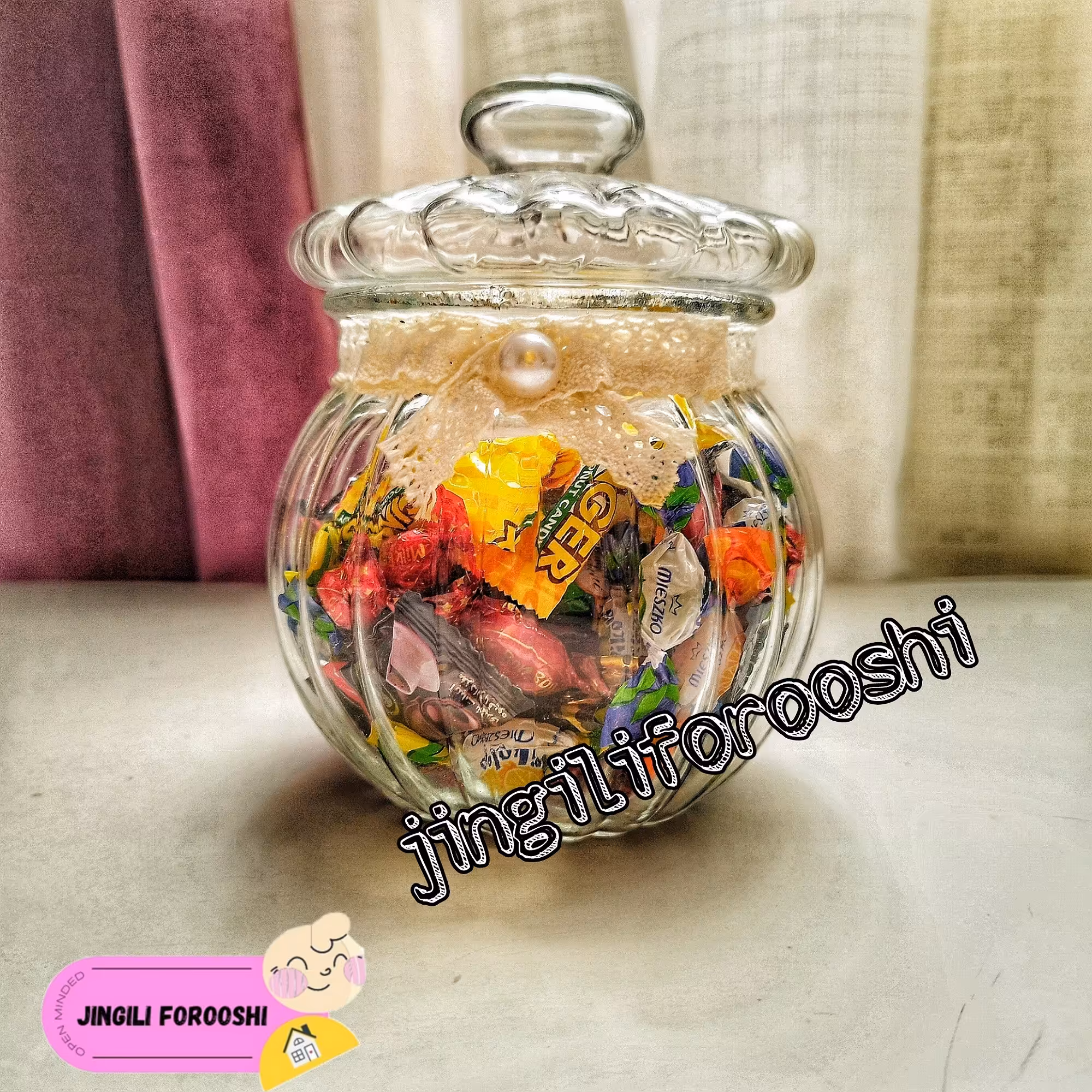 کندی بار طرح کدو سایز کوچک