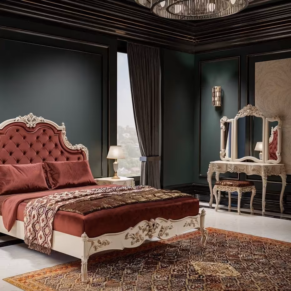 سرویس خواب چوبی  مدل فیونا