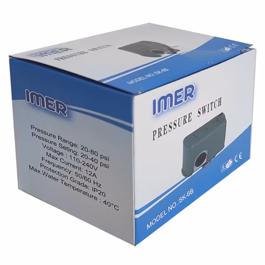 کلید کنترل اتوماتیک پمپ ایمر مدل immer-sk-6b