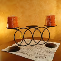 جاشمعی رومیزی فلزی