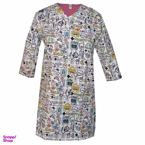 روپوش پزشکی زنانه تادو مدل RO15