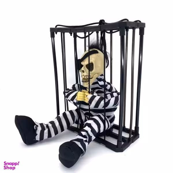 عروسک طرح اسکلت مدل قفس کد JI110 ارتفاع 27 سانتی‌ متر