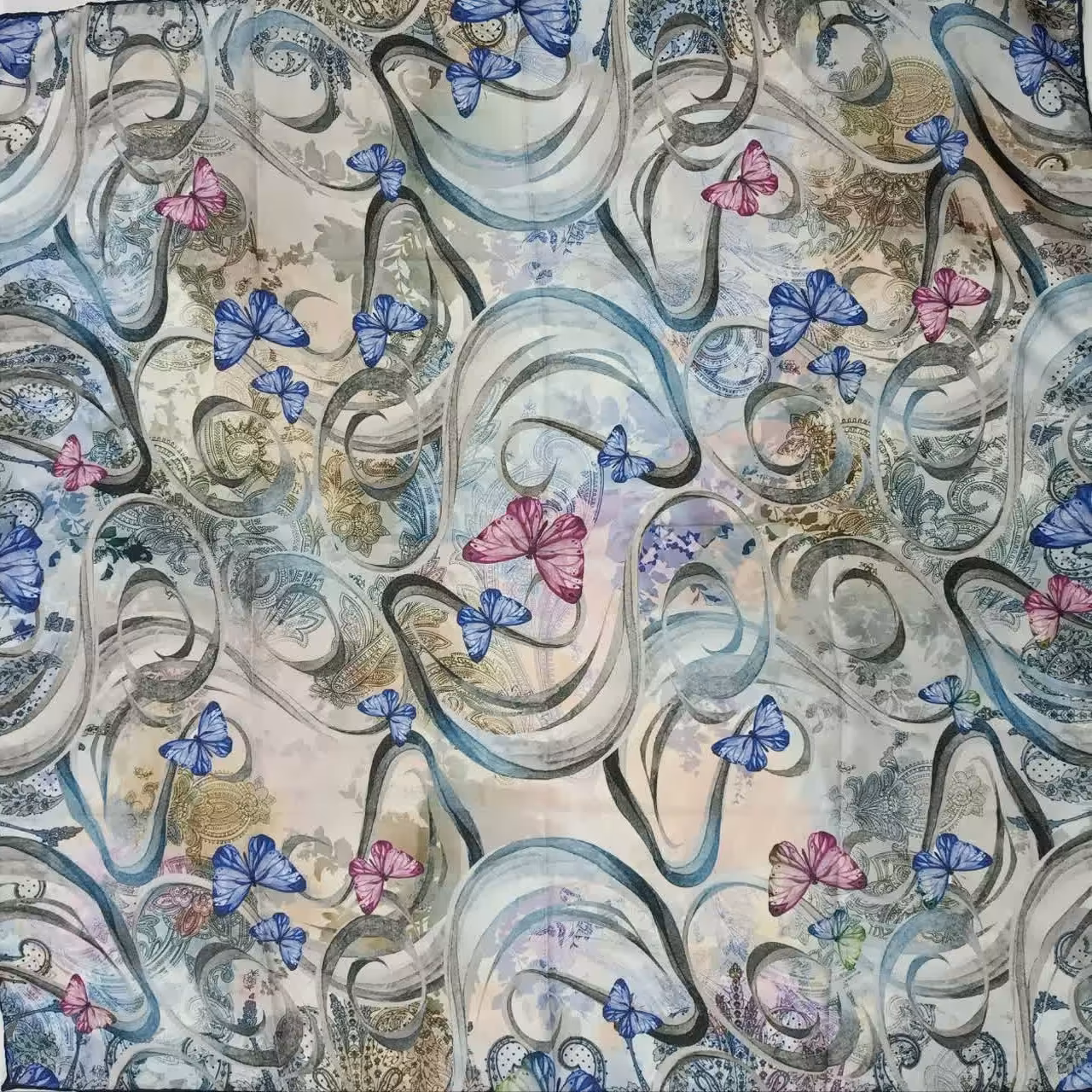 روسری پروانه قواره 140