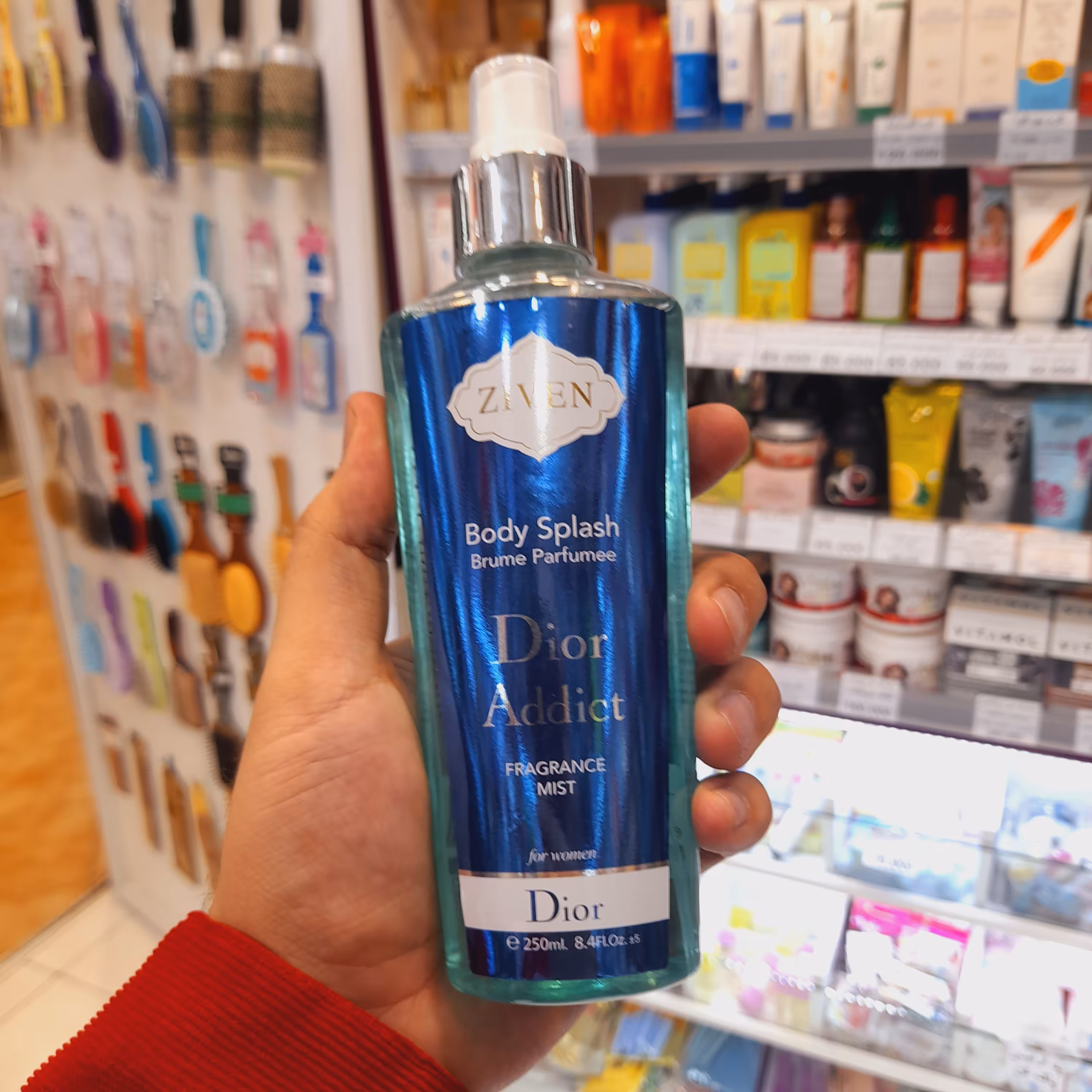 بادی اسپلش رایحه دیور ادیکت برند زیون 250 میل نرم گننده و خوشبو کننده