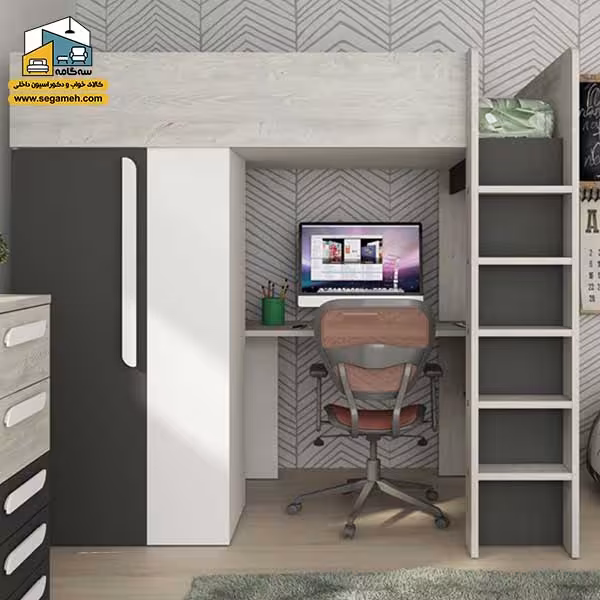 تخت خواب دوطبقه کد BTDP47 - فروشگاه سه گامه