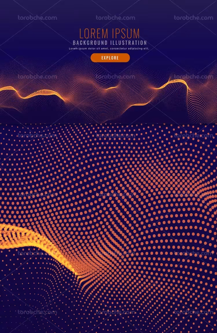 پس زمینه انتزاعی و خلاق | گرافیک با طعم تربچه