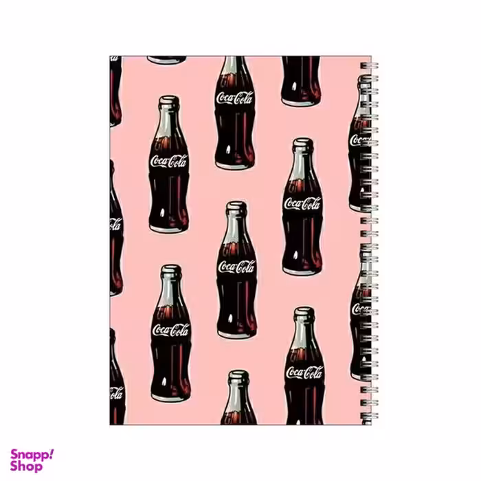 دفتر مشق 100 برگ بامبیلیپ طرح پترن کوکاکولا کد 2379426
