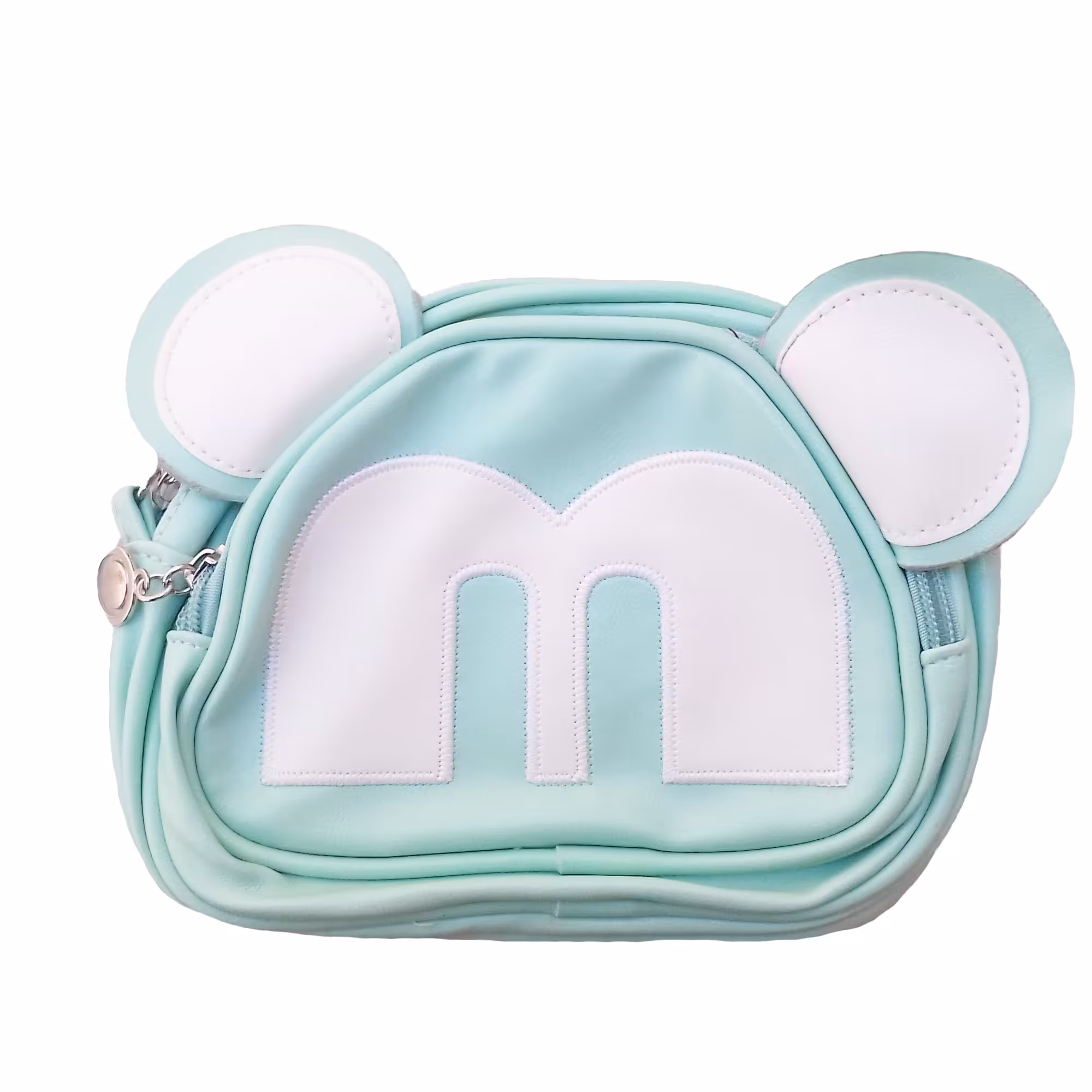 کیف چرمی رو دوشی دخترانه رنگ سبز مغز پسته ای سایز متوسط