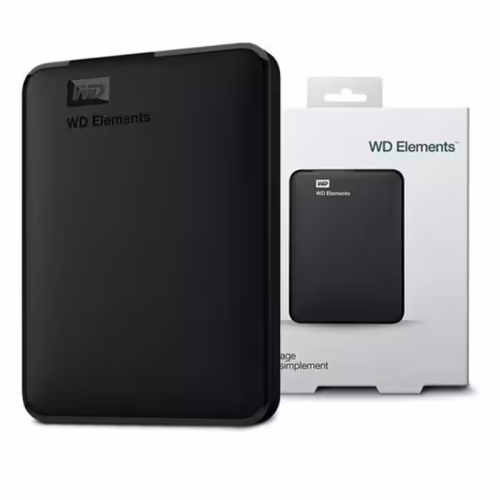 هارد اکسترنال 1 ترابایت وسترن دیجیتال با گارانتی یک ساله شرکتی