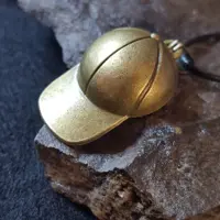 گردنبند دخترانه (برنزی) کلاه بیسبال کد 468