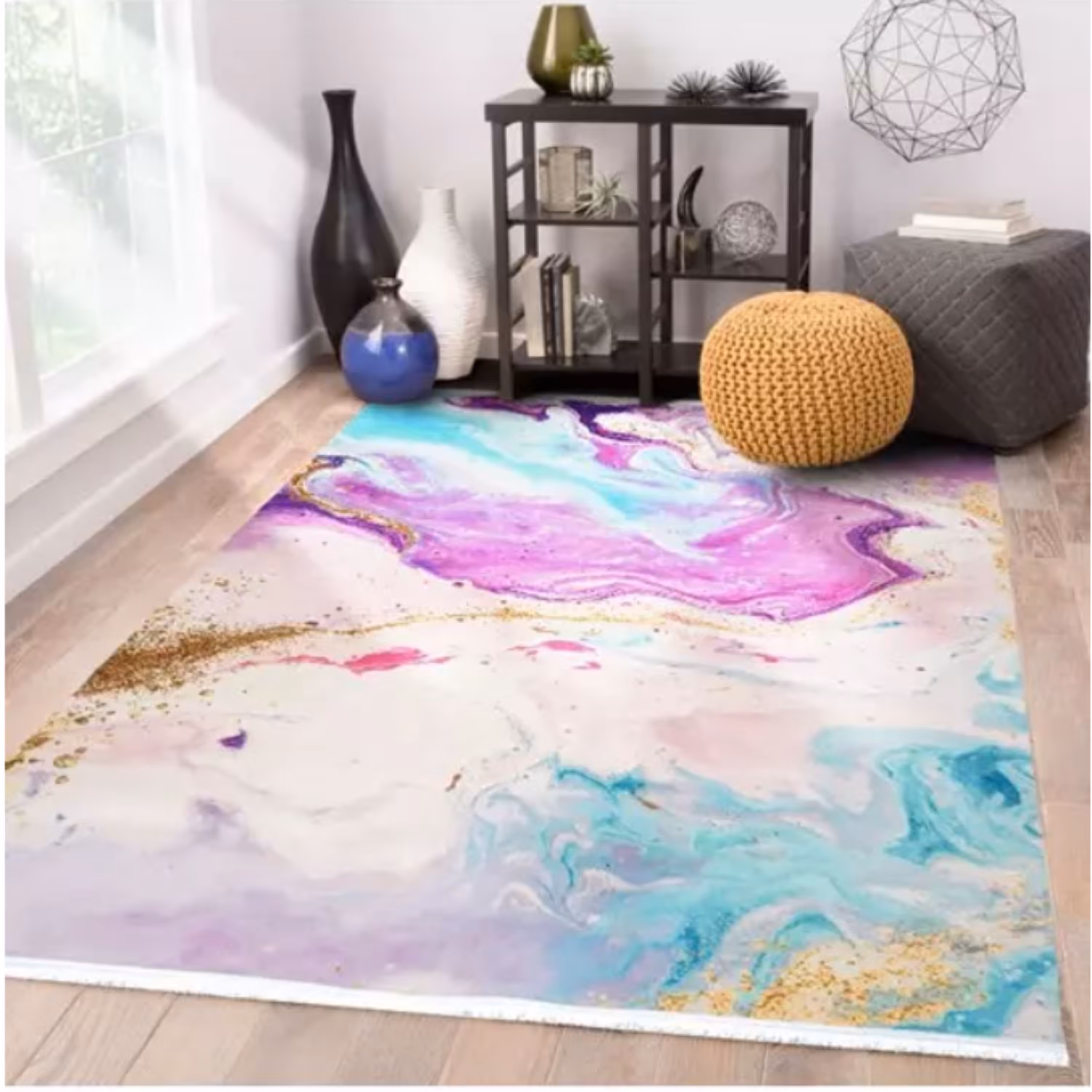 فرش ماشینی فانتزی(چهار متری1.5در2.25) کد100407