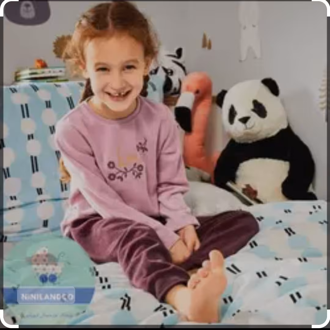 ست بلوز وشلوار مخمل لوپیلو lupilu سایز 2-4سال کد 140179