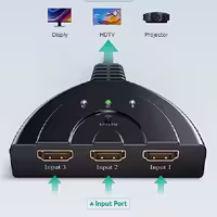 سویچ اچ دی ام آی HDMI SWITCH  یک به سه برند اکسپلور کیفیت عالی 3d و فول اچ دی