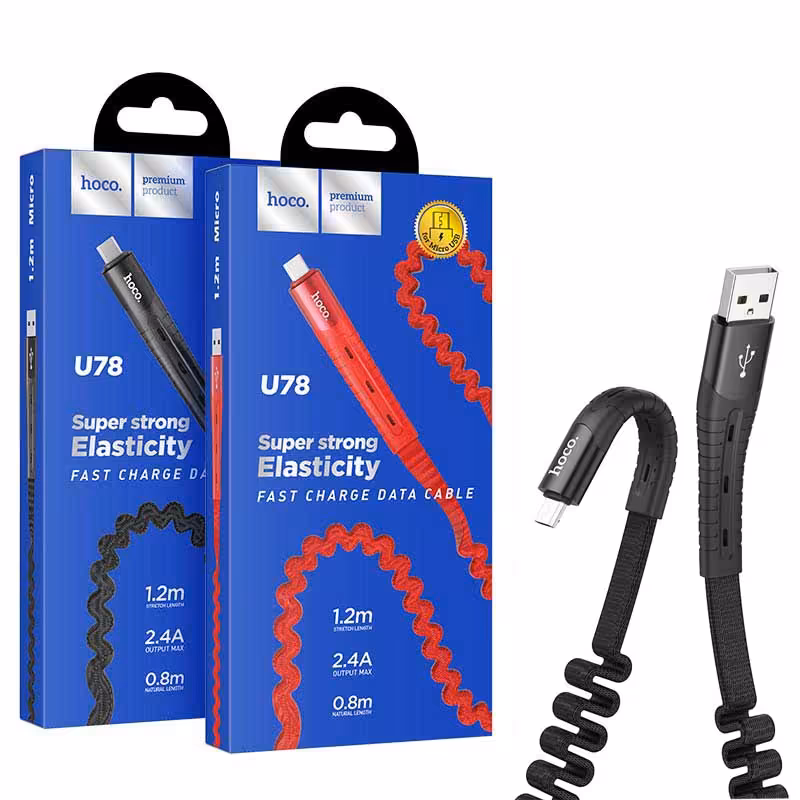 کابل شارژ میکرو Micro USB هوکو HOCO U78